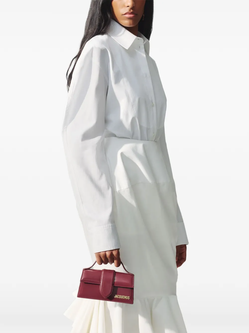 Jacquemus The Bambino mini flap bag Rood