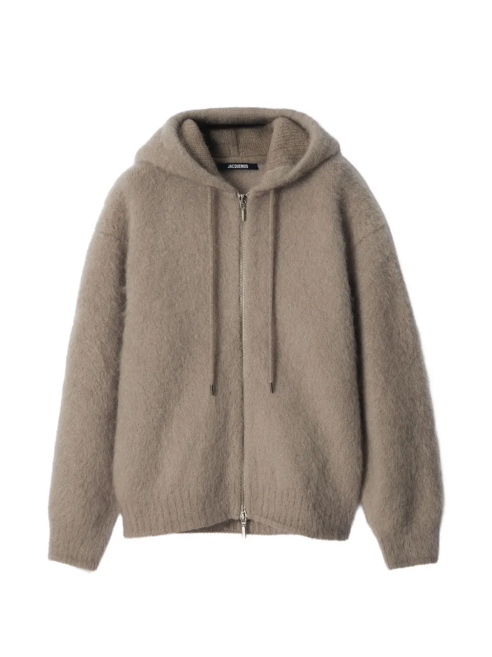 Jacquemus The Nuvola zipped cardigan - Neutrals