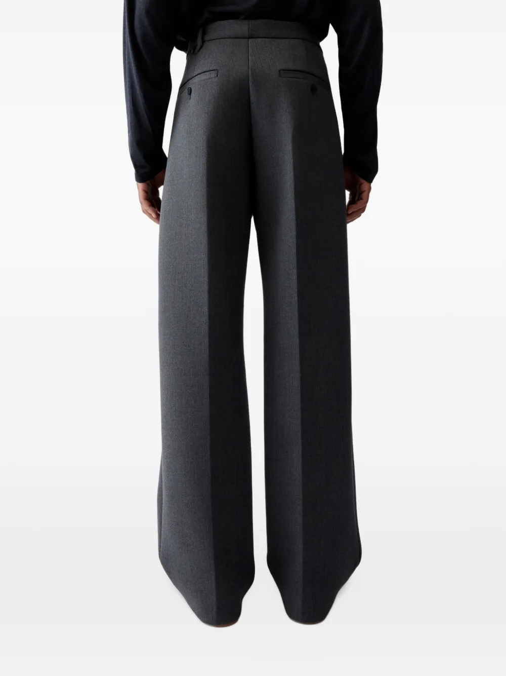Jacquemus The Citta pleated tailored trousers Grijs