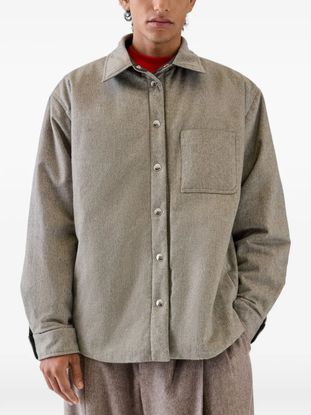 Jacquemus The Baluchon shirt Bruin