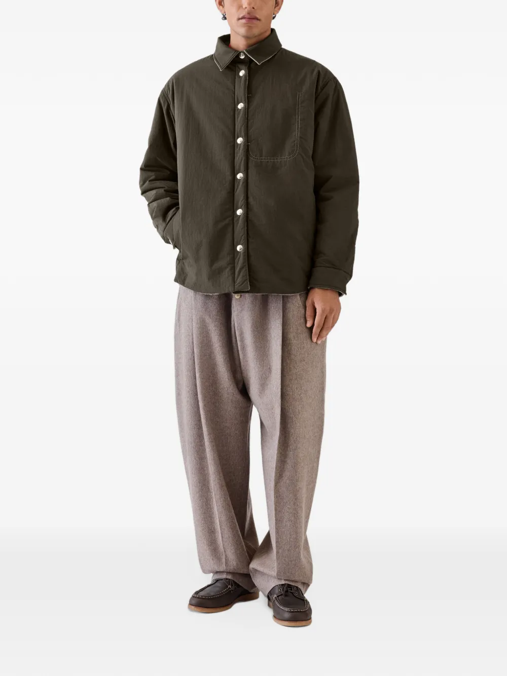 Jacquemus The Baluchon shirt Bruin