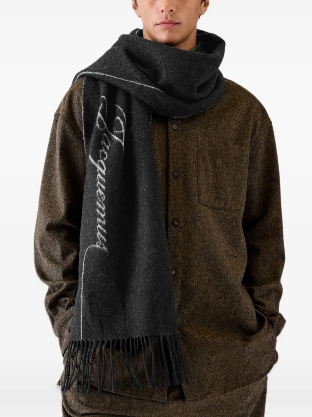 Jacquemus The Citta scarf Grijs