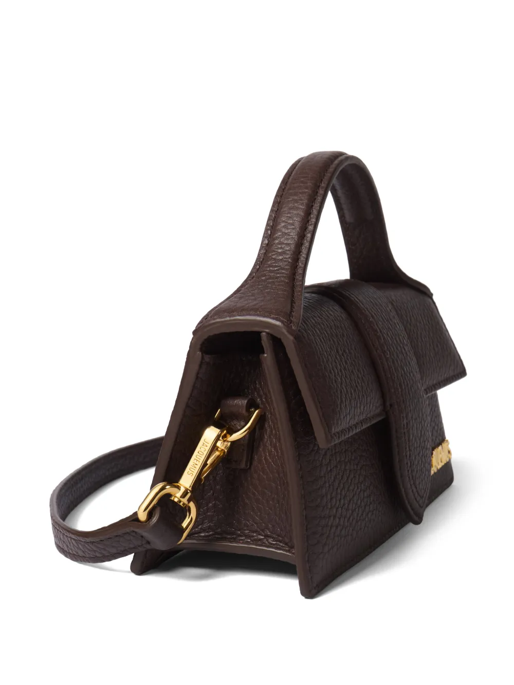 Jacquemus The Bambino grained bag Bruin