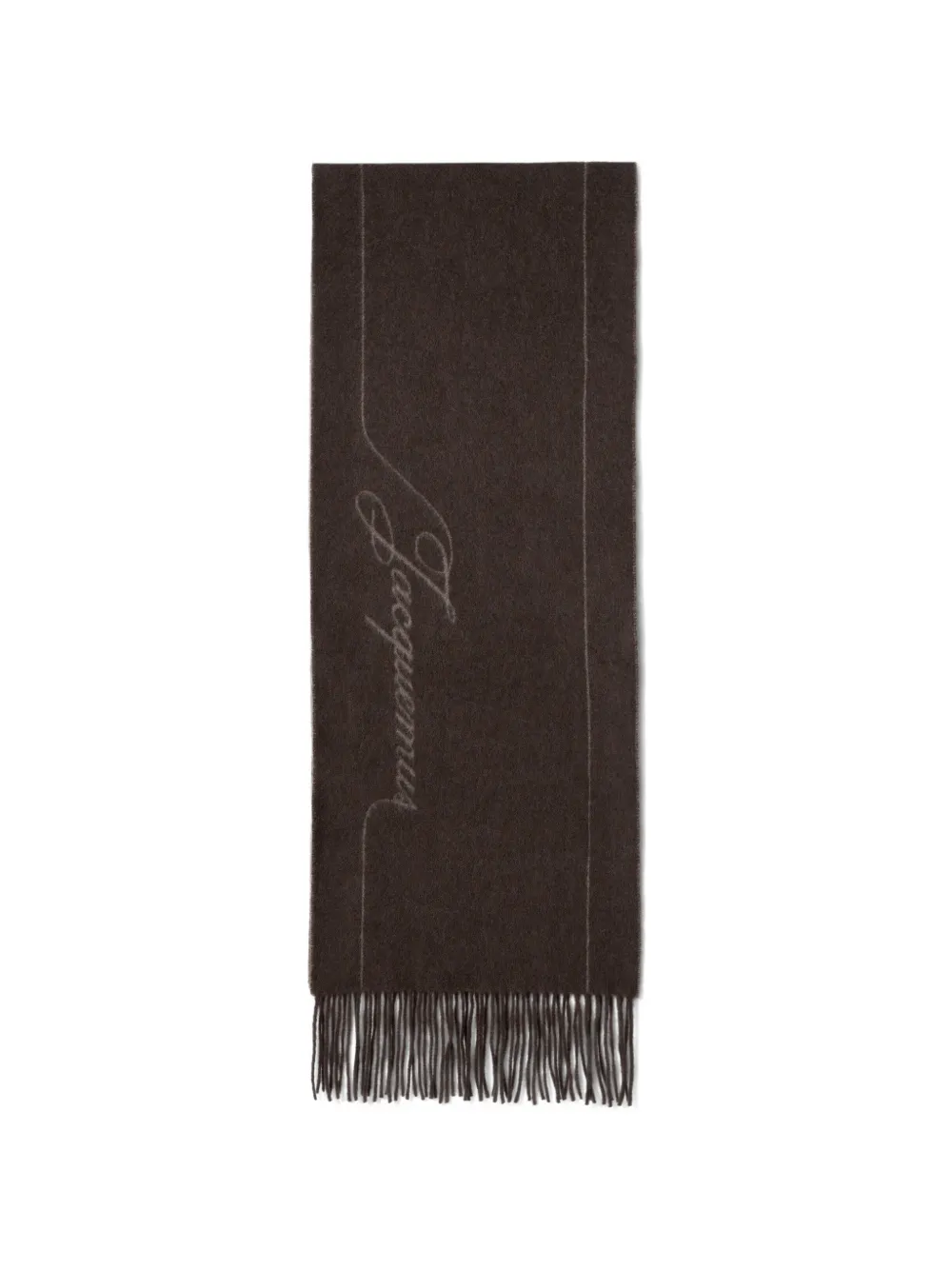 Jacquemus The Citta scarf - Marrone