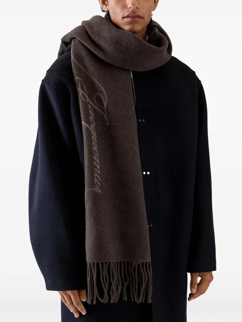 Jacquemus The Citta scarf Bruin