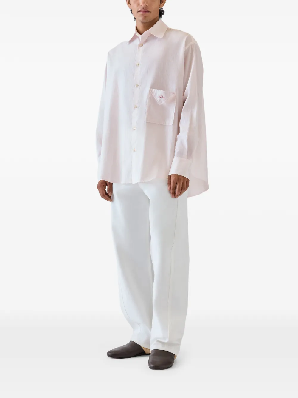 Jacquemus The Nappe shirt Roze