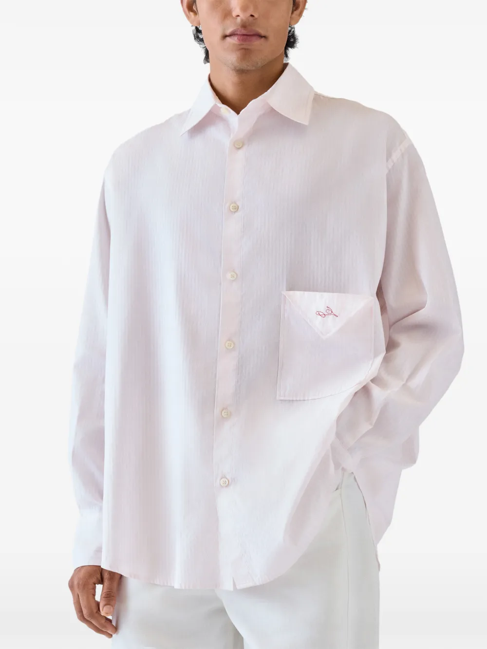 Jacquemus The Nappe shirt Roze