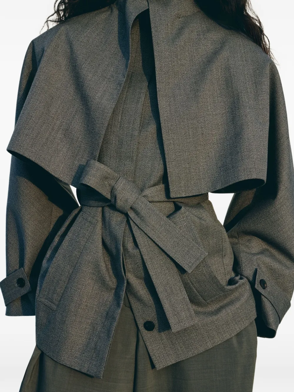Jacquemus The Boléro peacoat Grijs