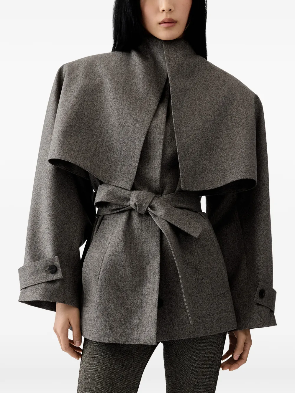 Jacquemus The Boléro peacoat Grijs