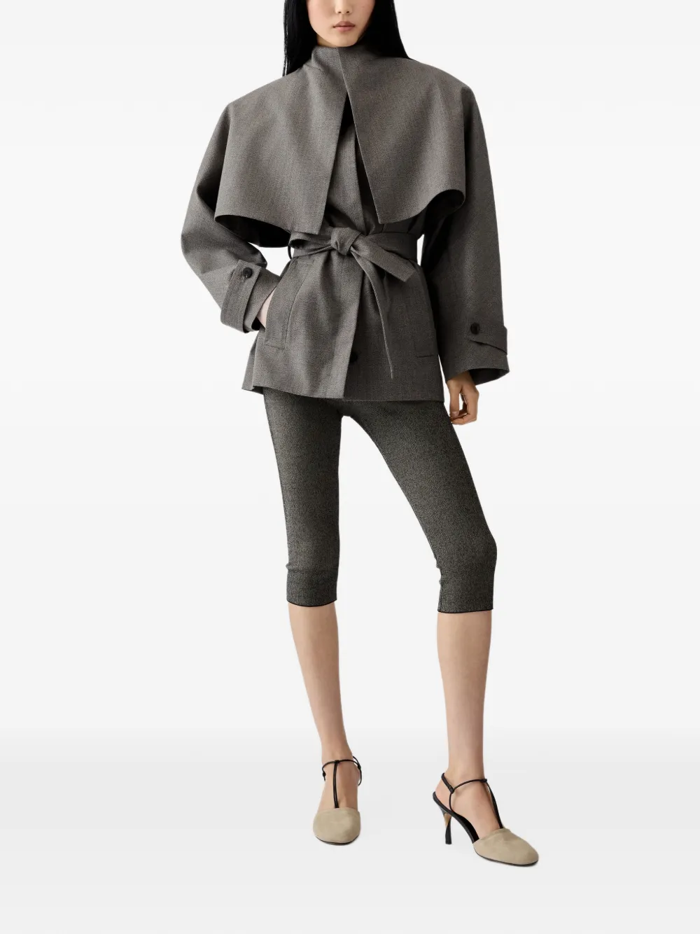 Jacquemus The Boléro peacoat Grijs