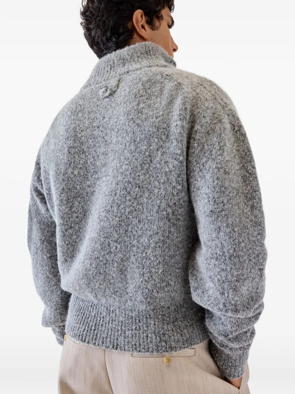 Jacquemus The Pilu cardigan Grijs