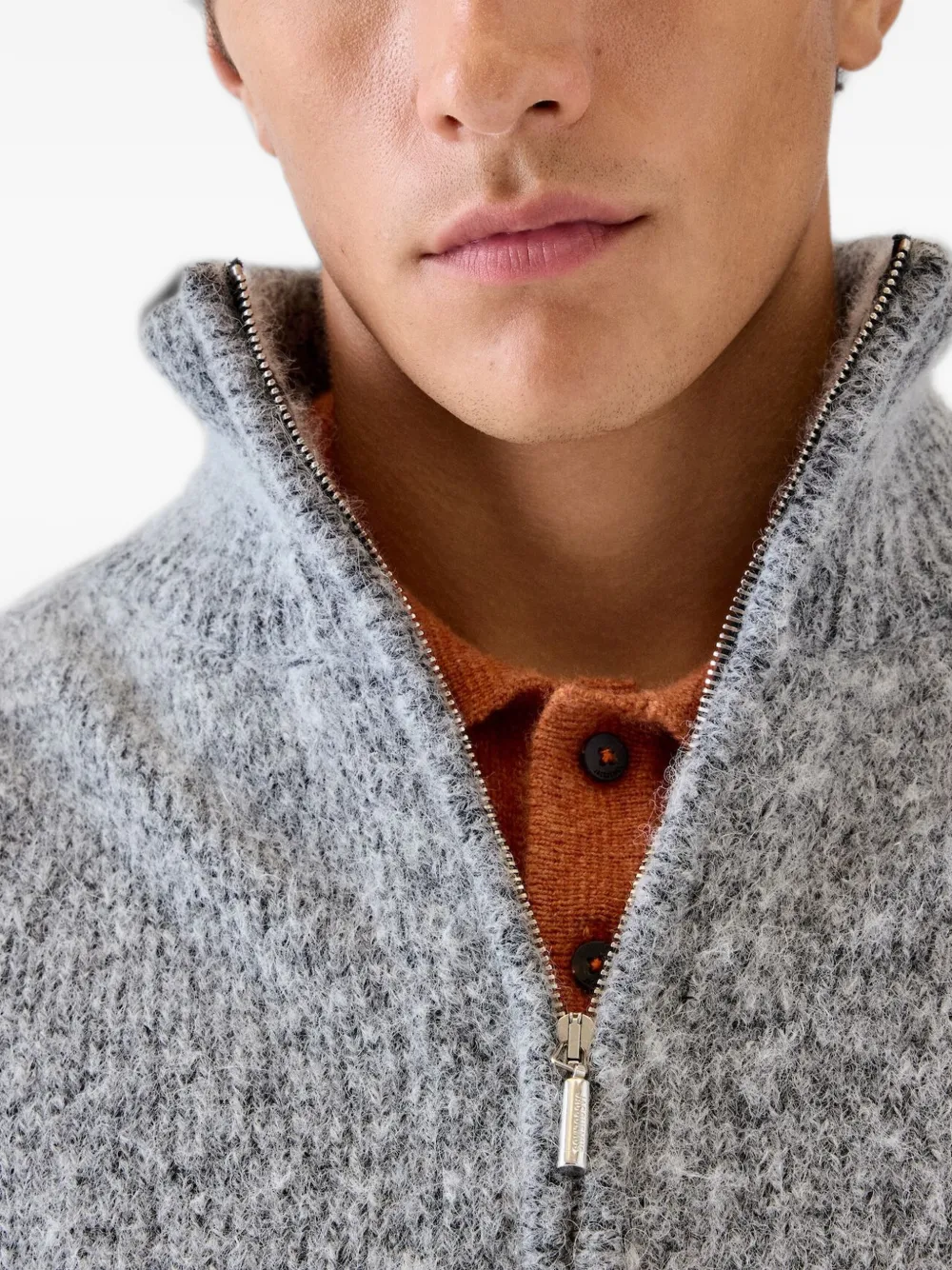 Jacquemus The Pilu cardigan Grijs