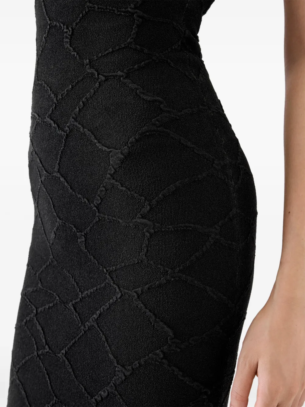 Jacquemus The Giraffe bustier dress Zwart