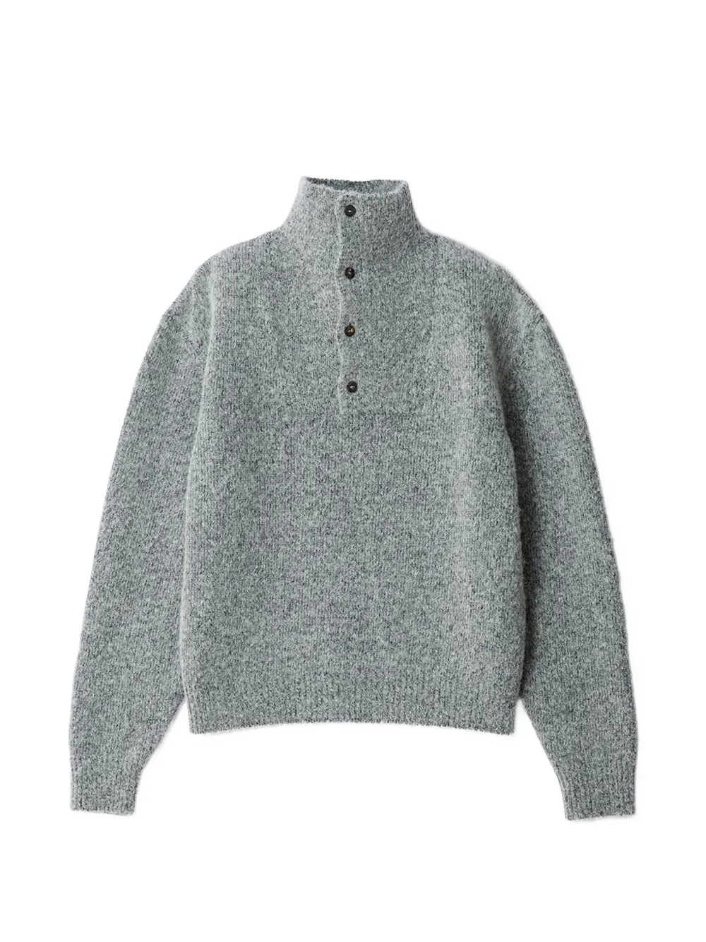 Jacquemus The Pilu trucker-collar sweater - Grey
