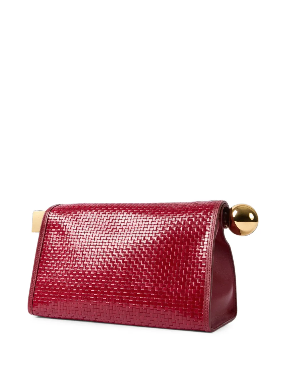 Jacquemus The Rond Carré clutch Rood