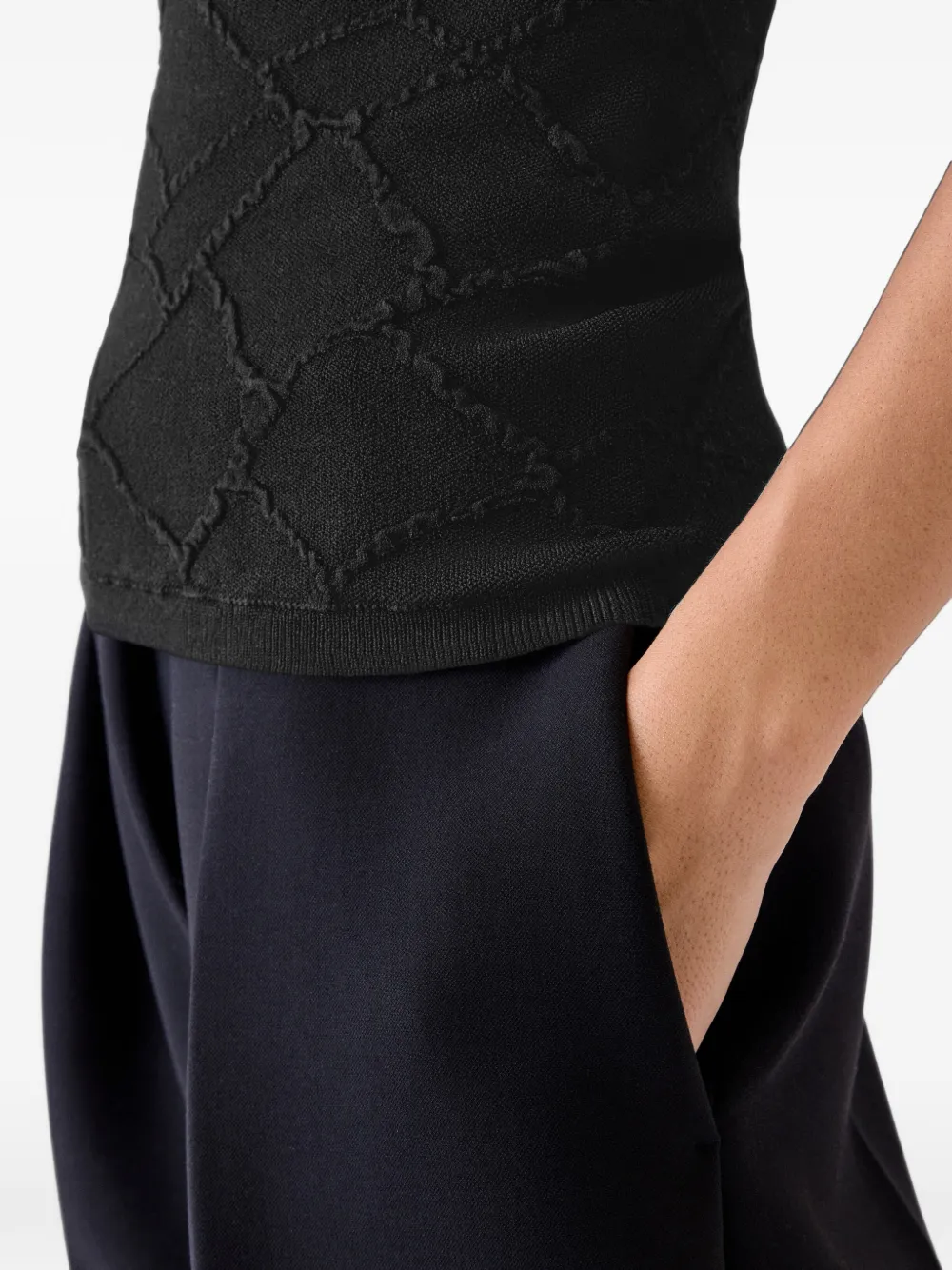 Jacquemus The Giraffe bustier Zwart