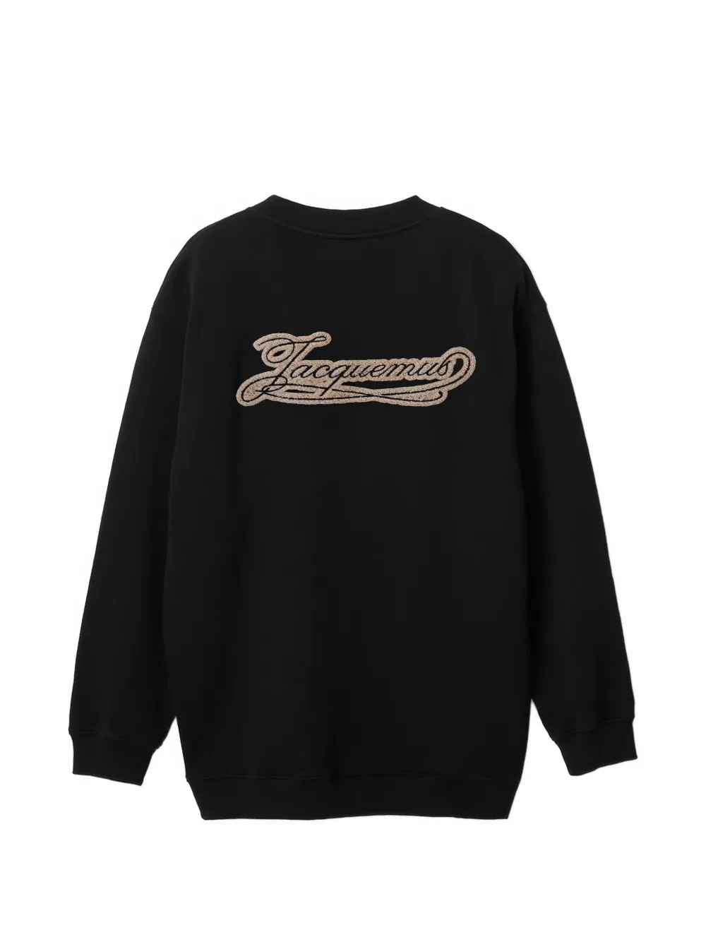 Jacquemus The Torneo sweatshirt with "Le Palmier" patch Zwart