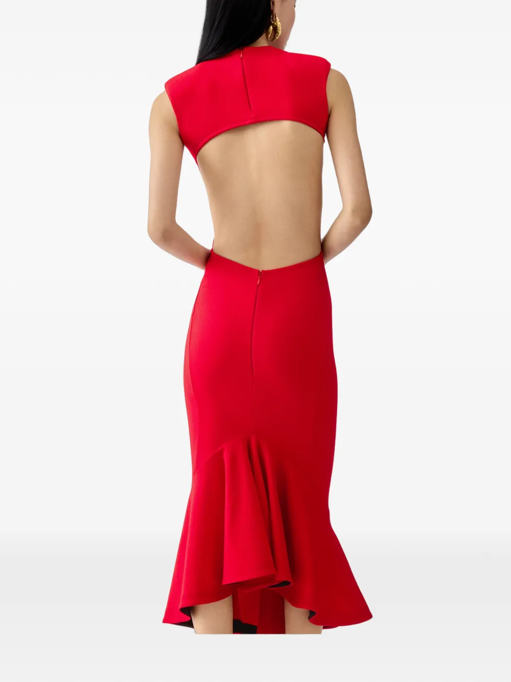 Jacquemus The Palmier jurk Rood