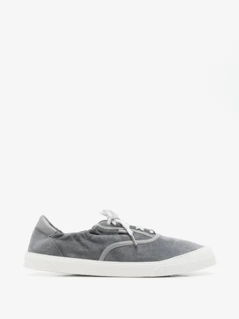 Moncler suede lace-up sneakers