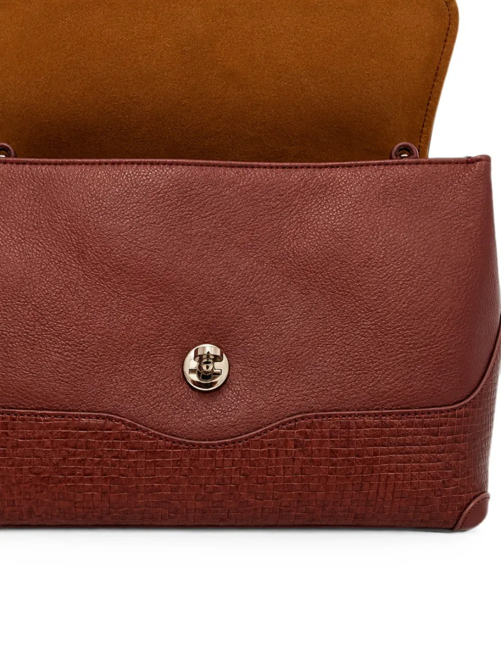 Zanellato Kleine Postina leren shopper met textuur Bruin