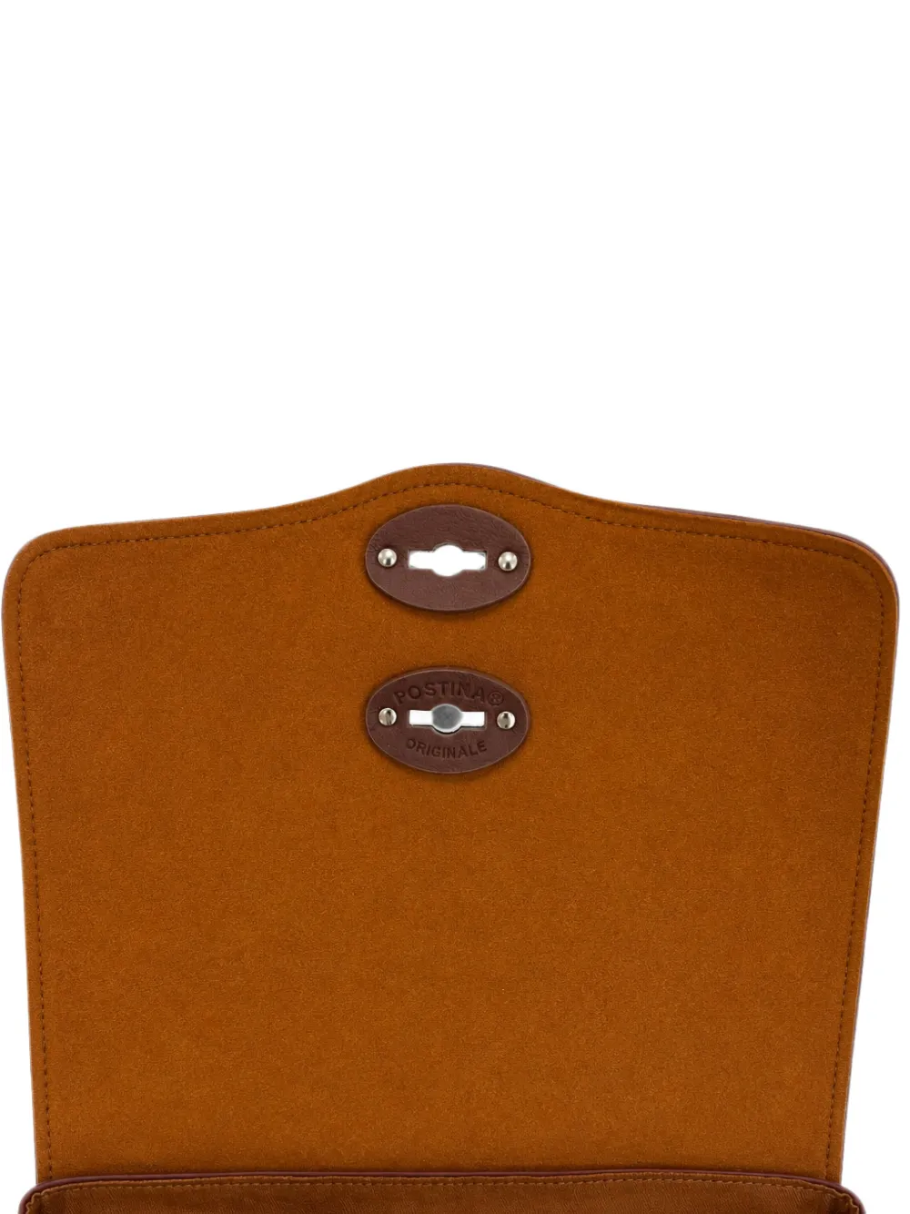 Zanellato Kleine Postina leren shopper met textuur Bruin