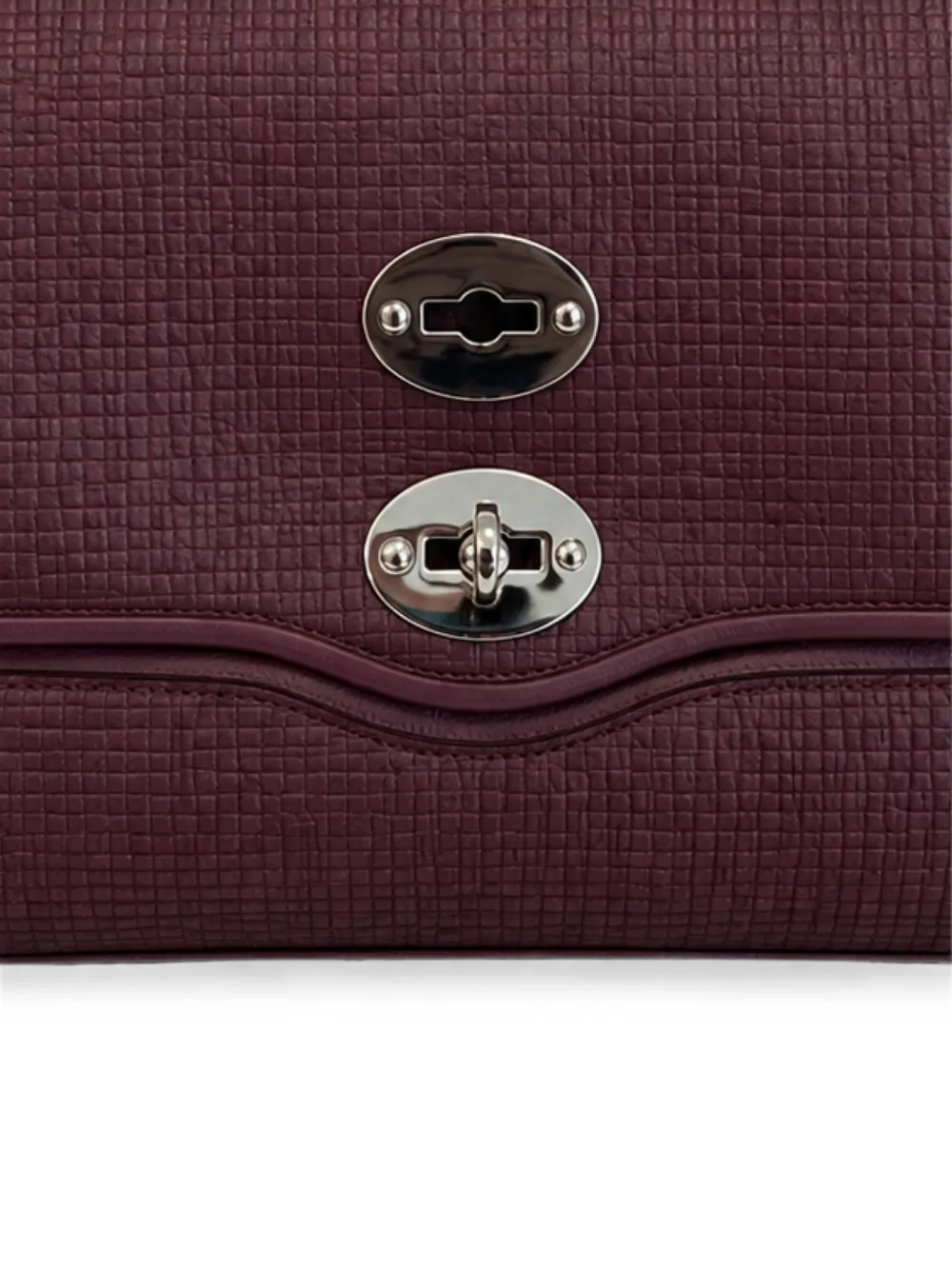 Zanellato Kleine Postina shopper met textuur afwerking Bruin
