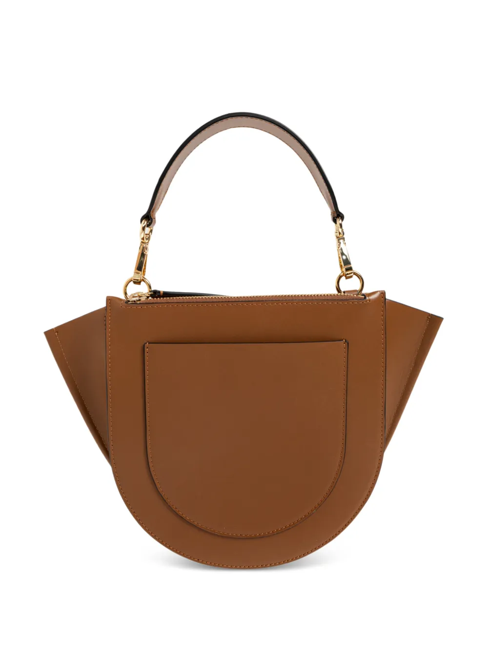 Wandler Hortensia leren shopper Bruin