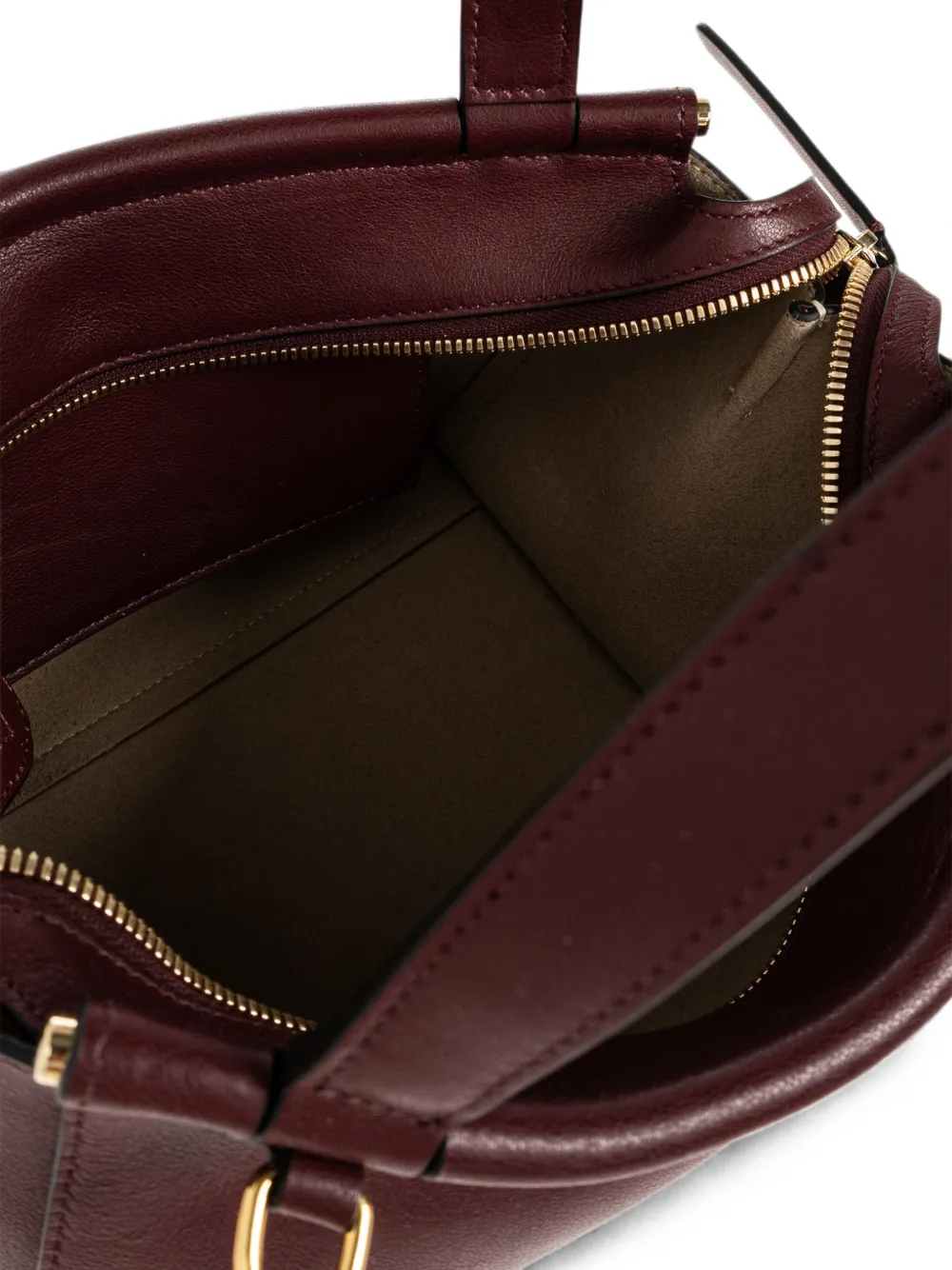 Wandler Ida leren shopper Rood