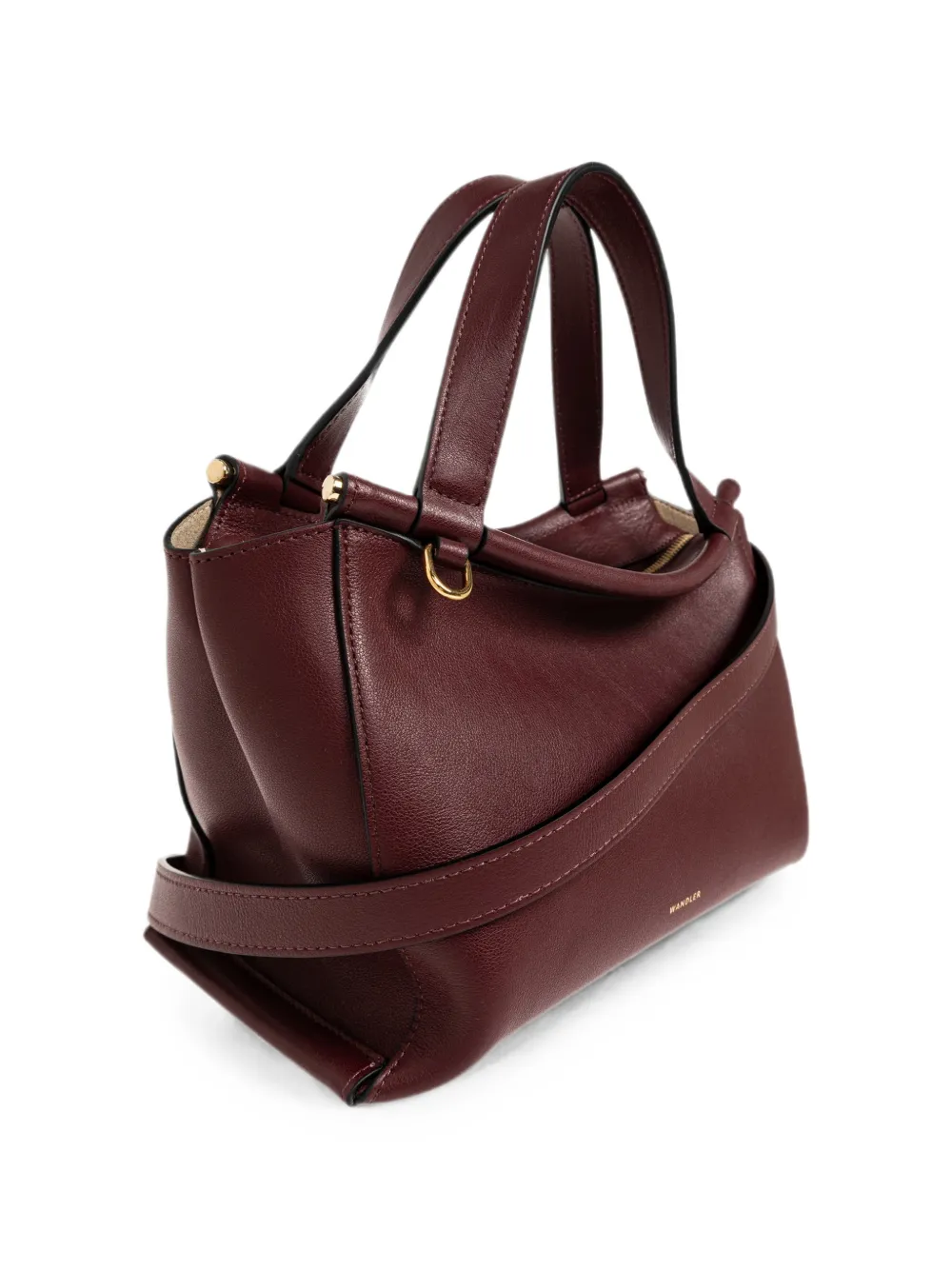 Wandler Ida leren shopper Rood