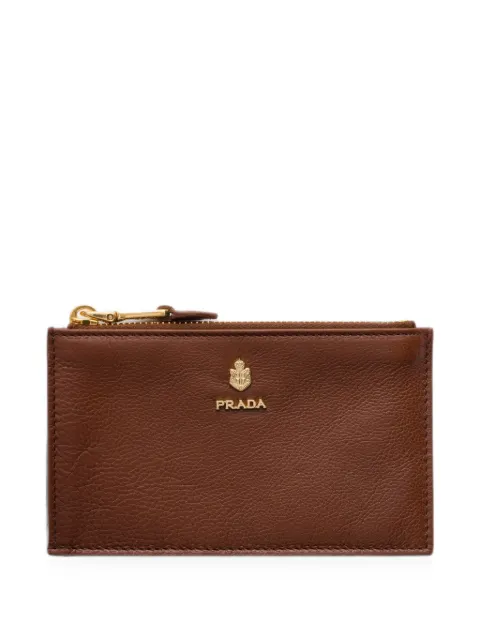 Prada leather card holder