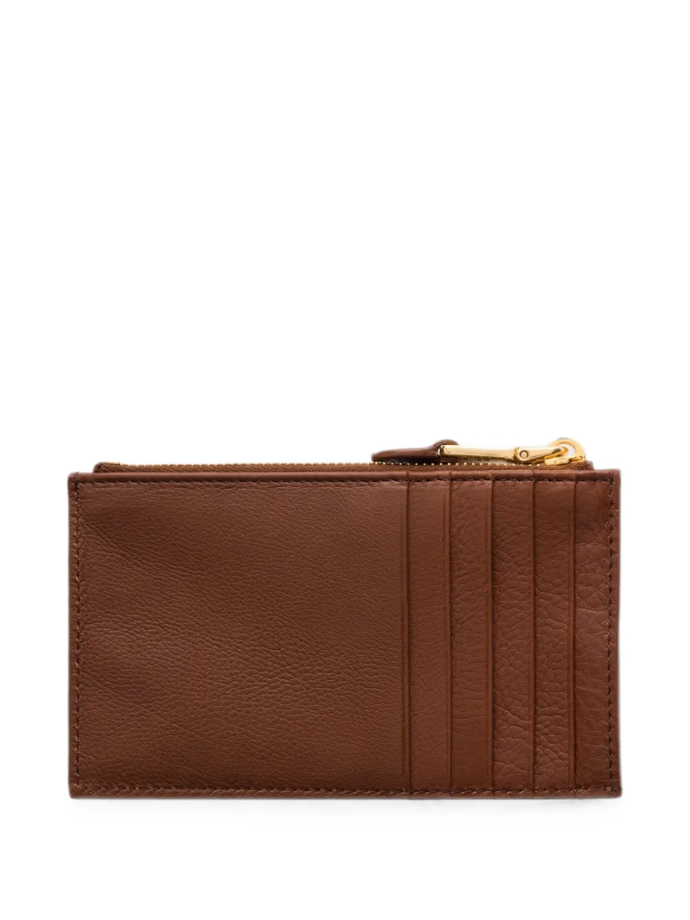 Prada Leren pasjeshouder Bruin