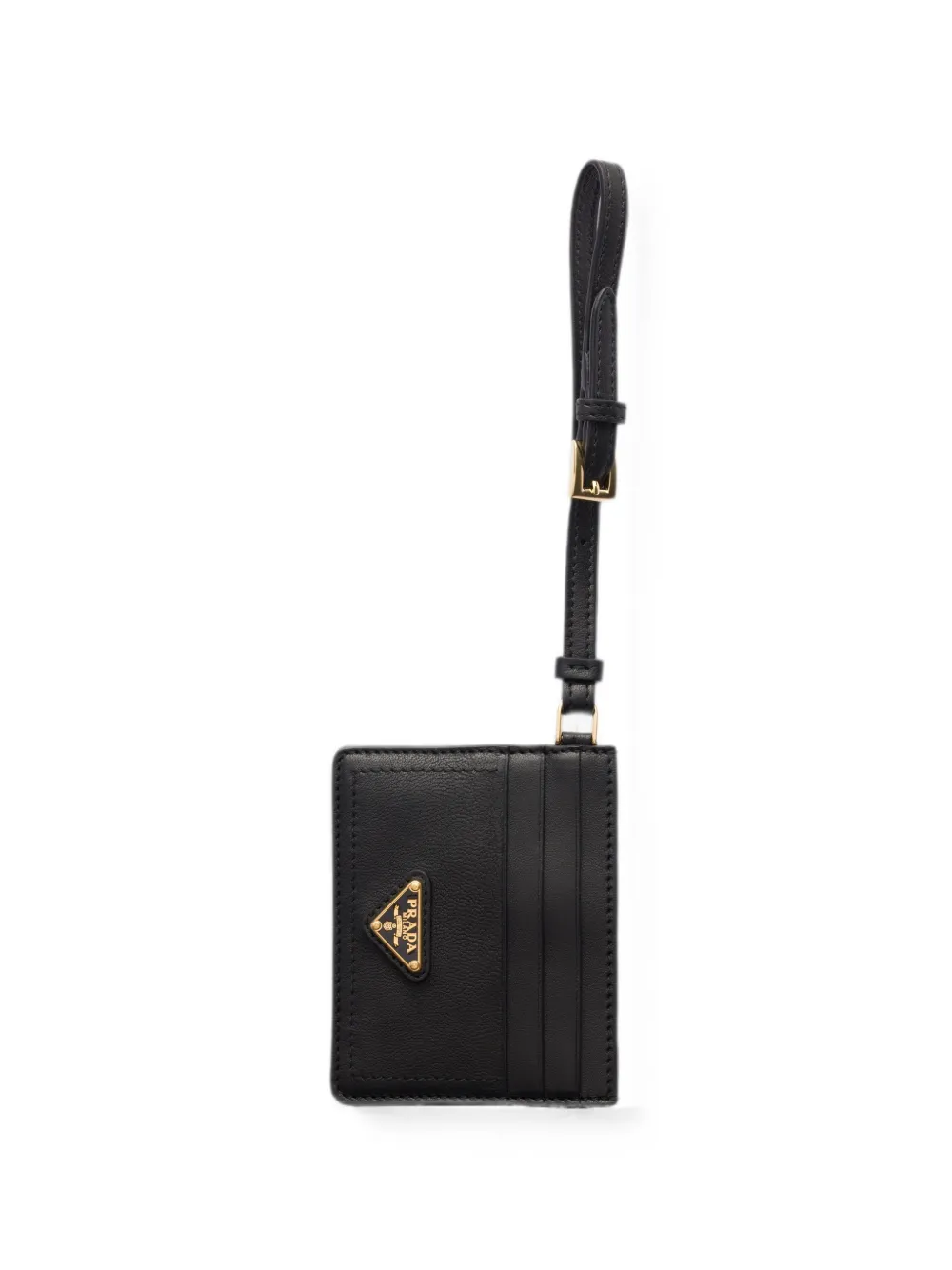 Prada nappa leather card holder - Nero