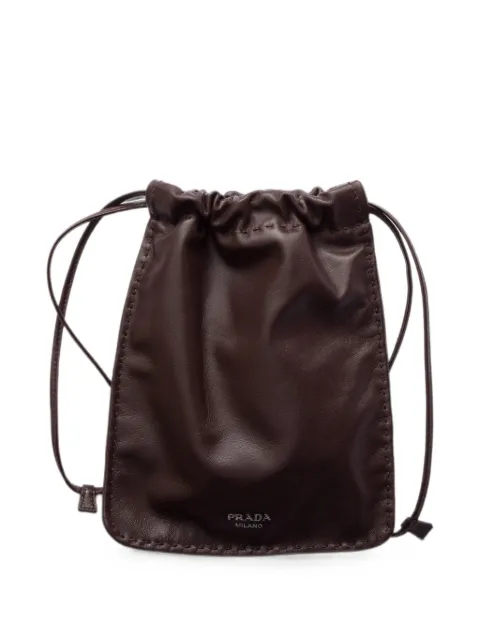Prada nappa-leather smartphone pouch