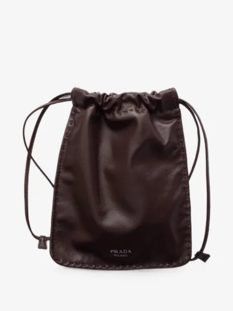 Prada nappa-leather smartphone pouch