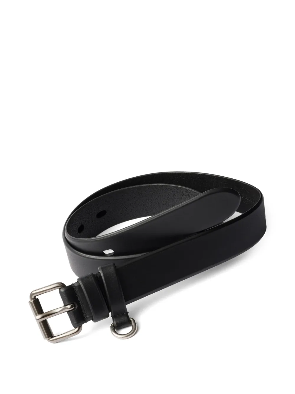 Prada Leren riem Zwart