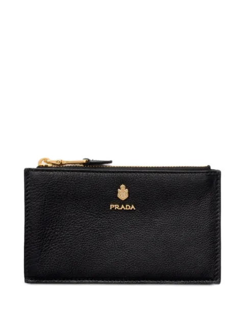Prada leather card holder