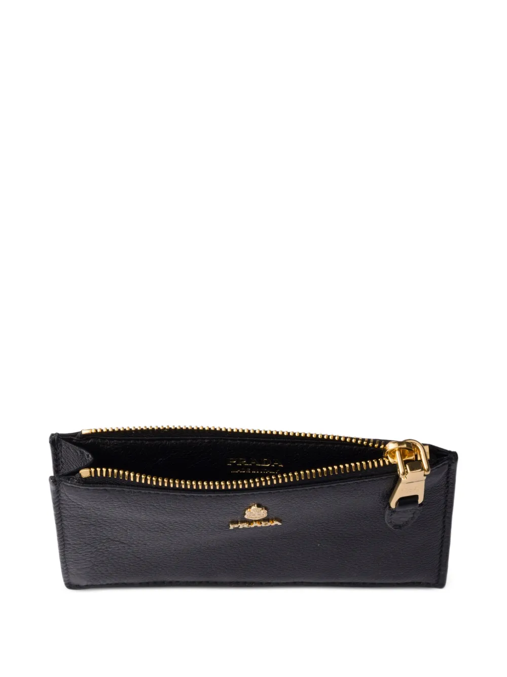 Prada Leren pasjeshouder Zwart