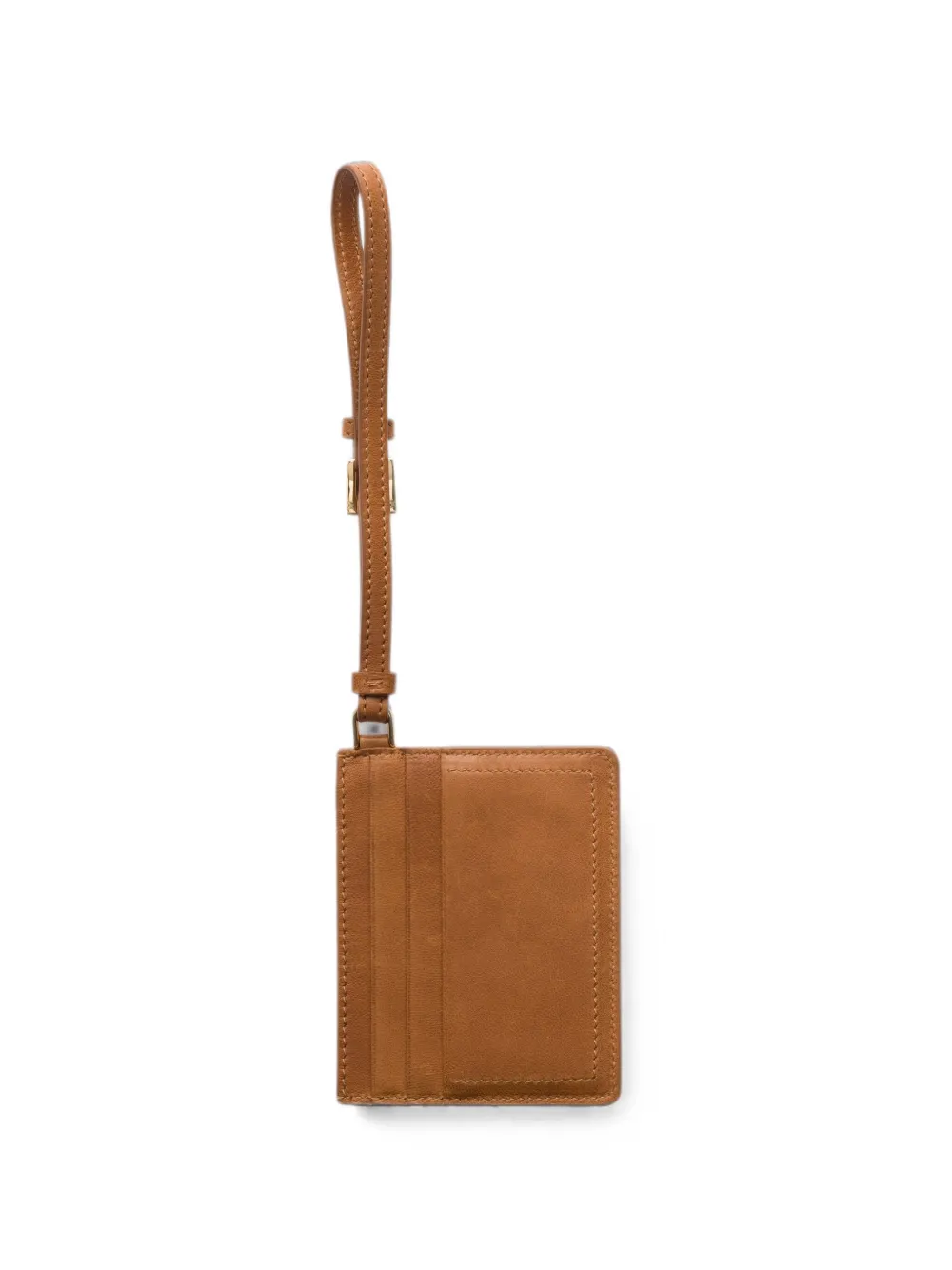Prada Pasjeshouder van nappa leer Beige