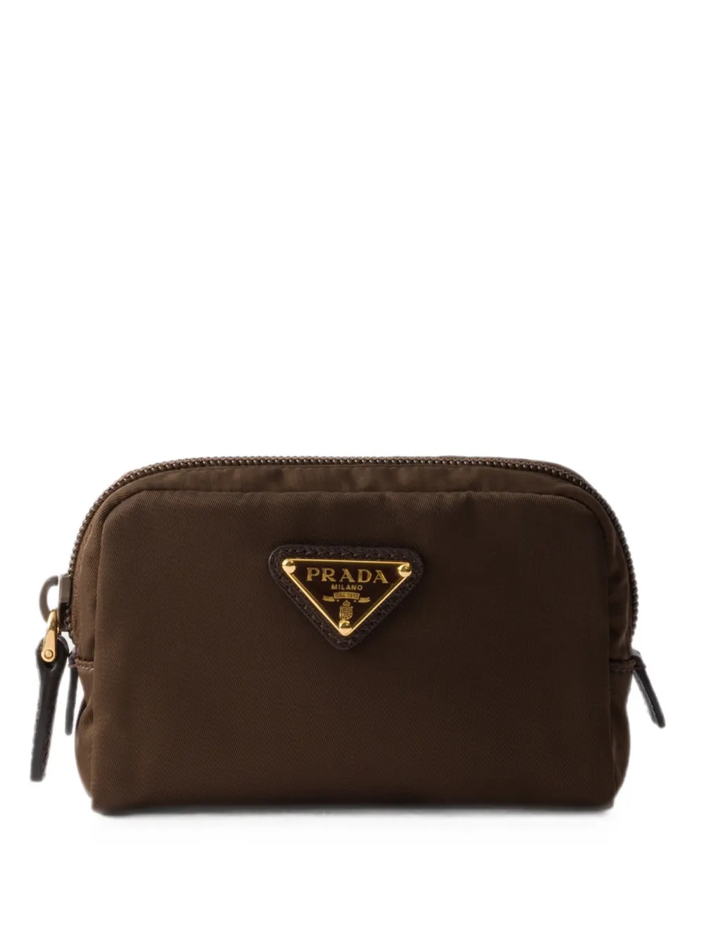 Prada micro Re-Nylon pouch - Marrone