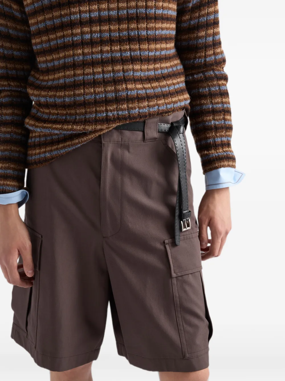Prada Katoenen bermuda shorts Bruin