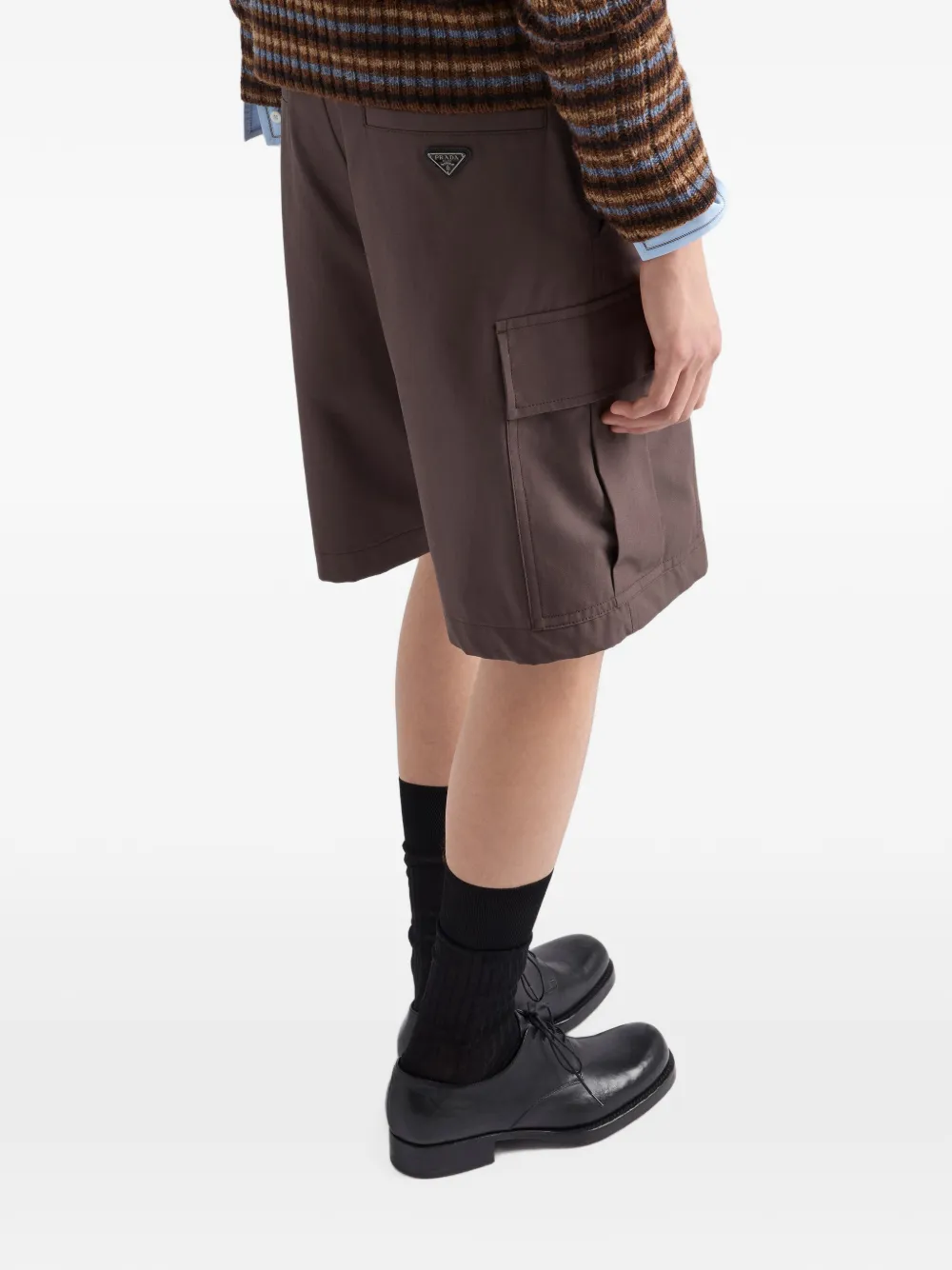 Prada Katoenen bermuda shorts Bruin