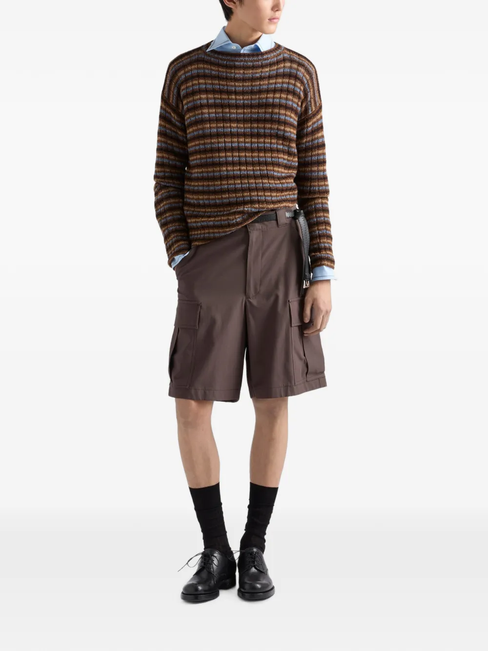 Prada Katoenen bermuda shorts Bruin