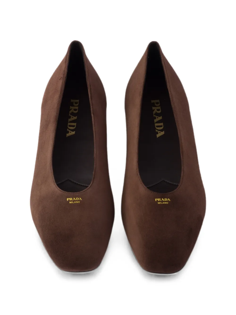 Prada Suede ballerinas Bruin
