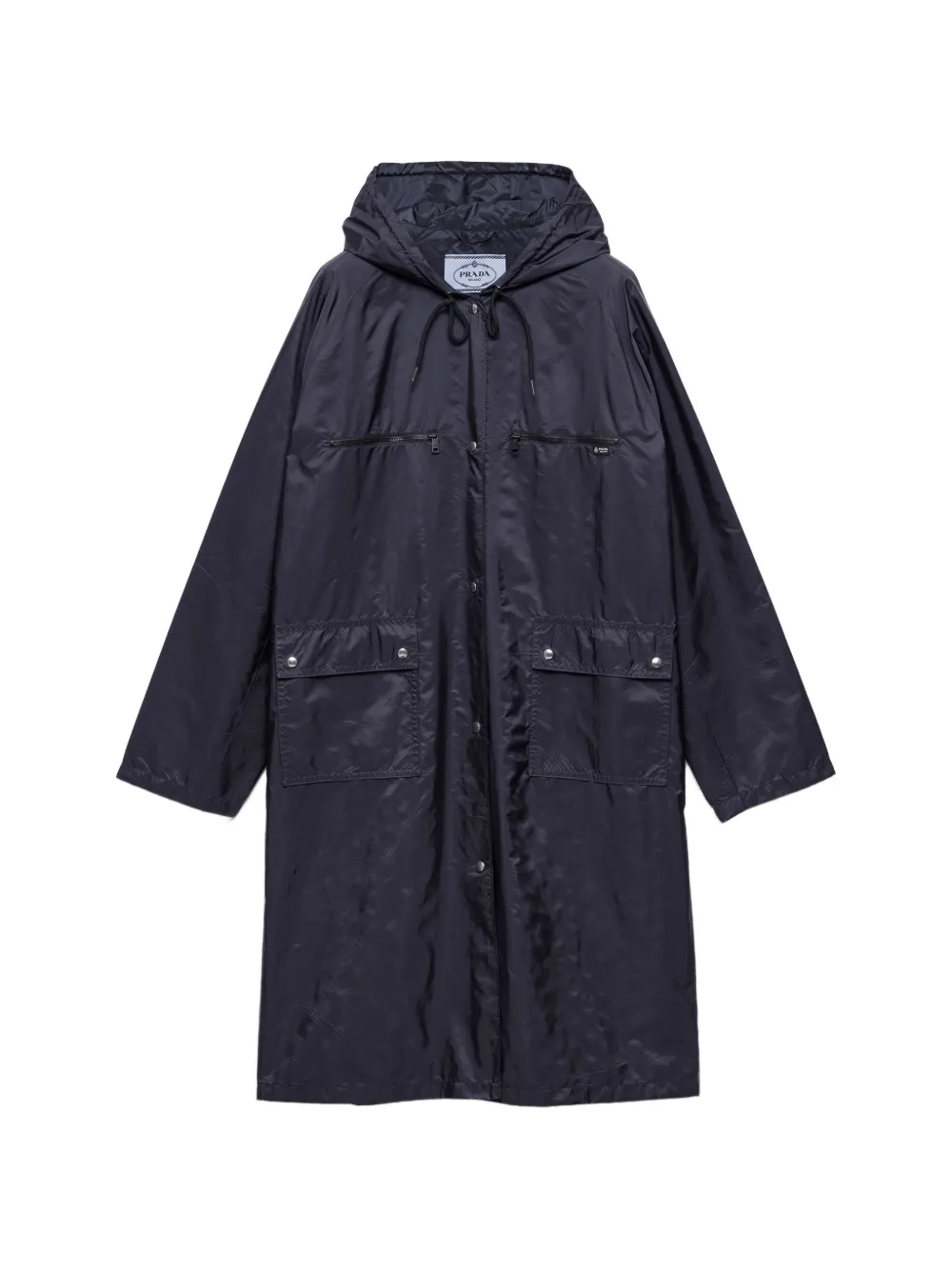 Prada lightweight Re-Nylon raincoat - Blu