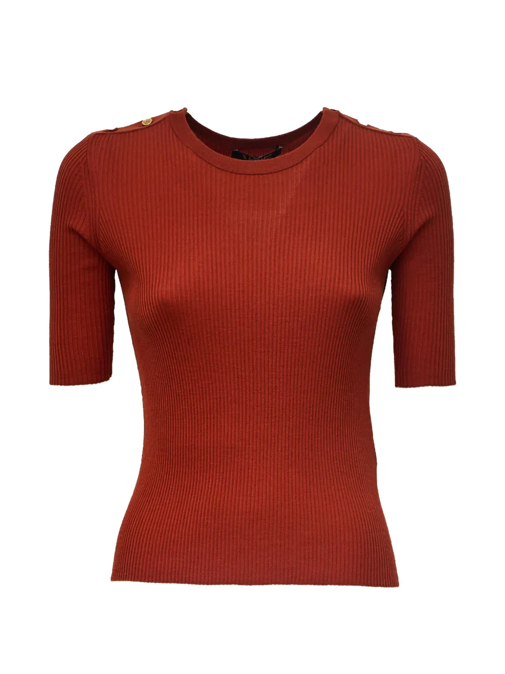 'S Max Mara Maglione Riviera con bottoni - Arancione