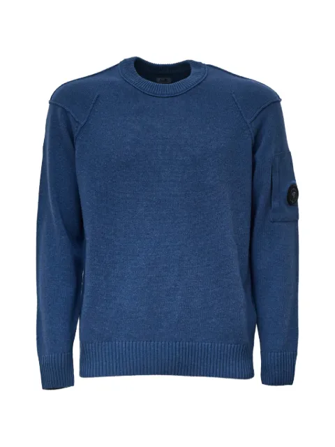 C.P. Company lambswool crewneck Lens contrast sweater