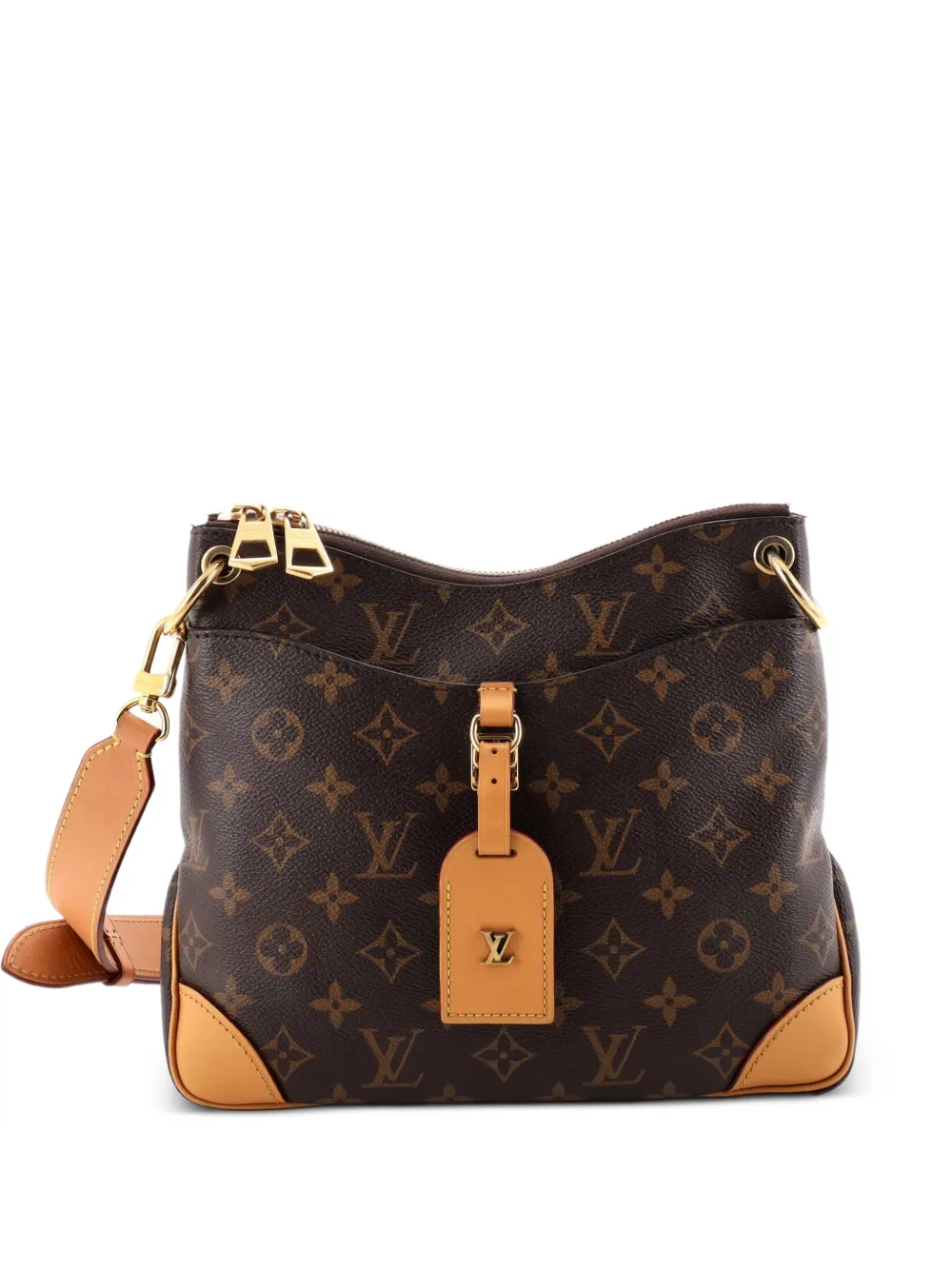 Louis Vuitton Pre-Owned Borsa a tracolla MM Odeon PM in tela con monogramma - Marrone