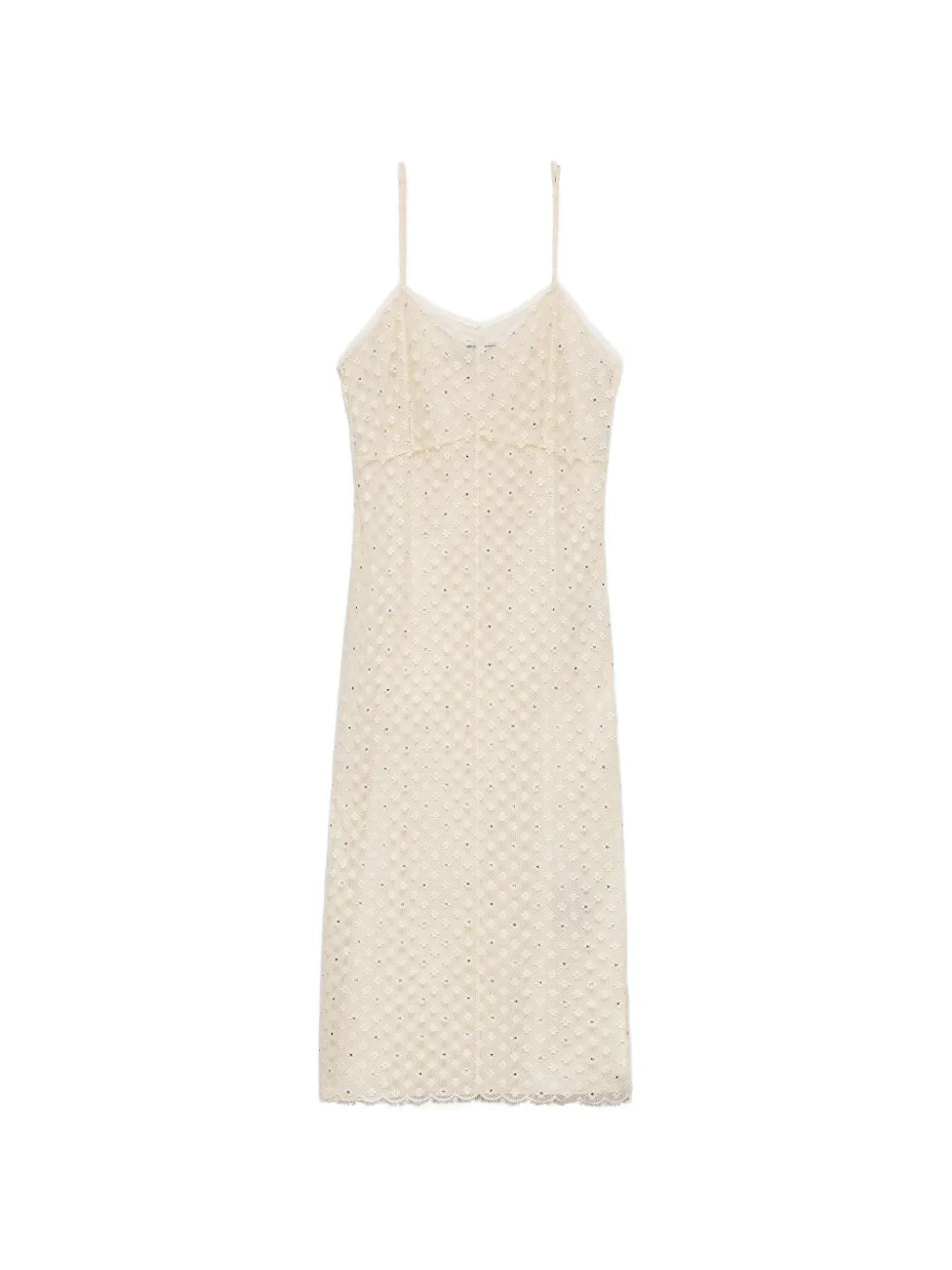 Prada embroidered lace dress - Toni neutri