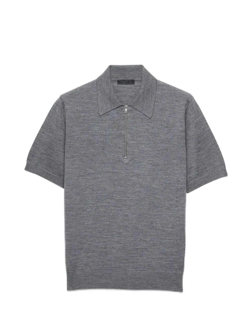 Prada superfine wool polo shirt - Grigio