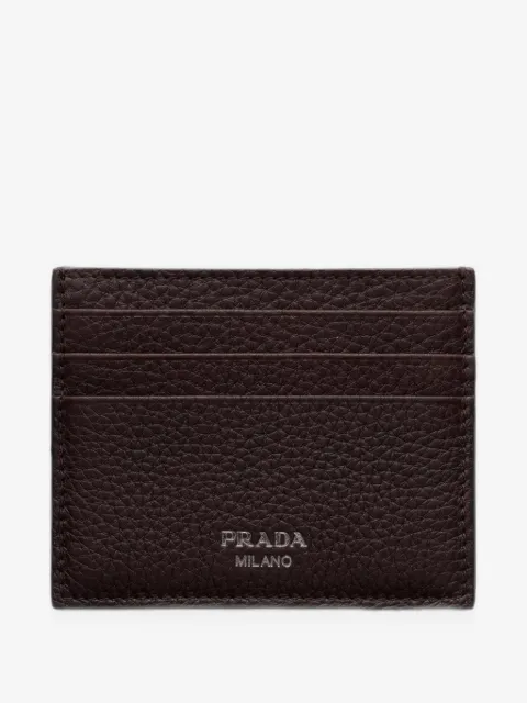 Prada tarjetero de piel